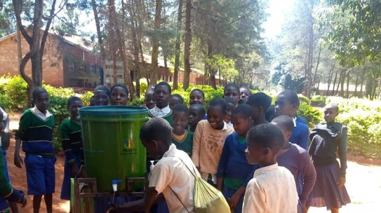 Enhancing good learning environments through school sanitation and hygiene promotion.